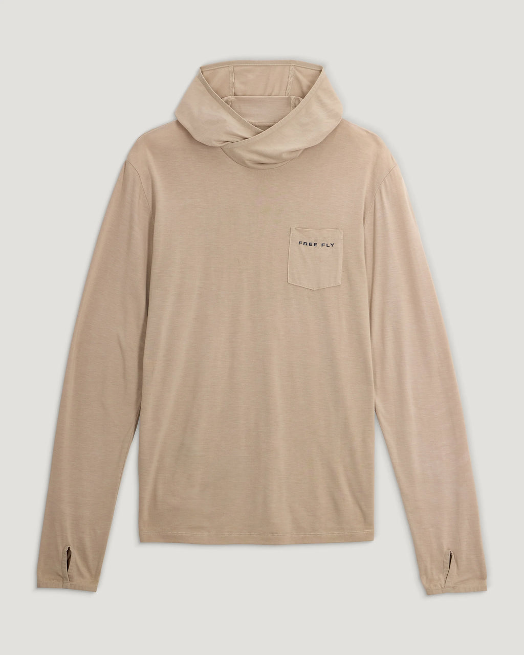 Men's Bamboo Lightweight Graphic Hoodie - Dive Bomb Desert Tan