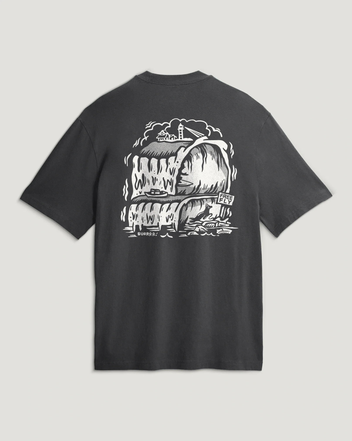 Cold Snap Relaxed Graphic Tee - Anthracite