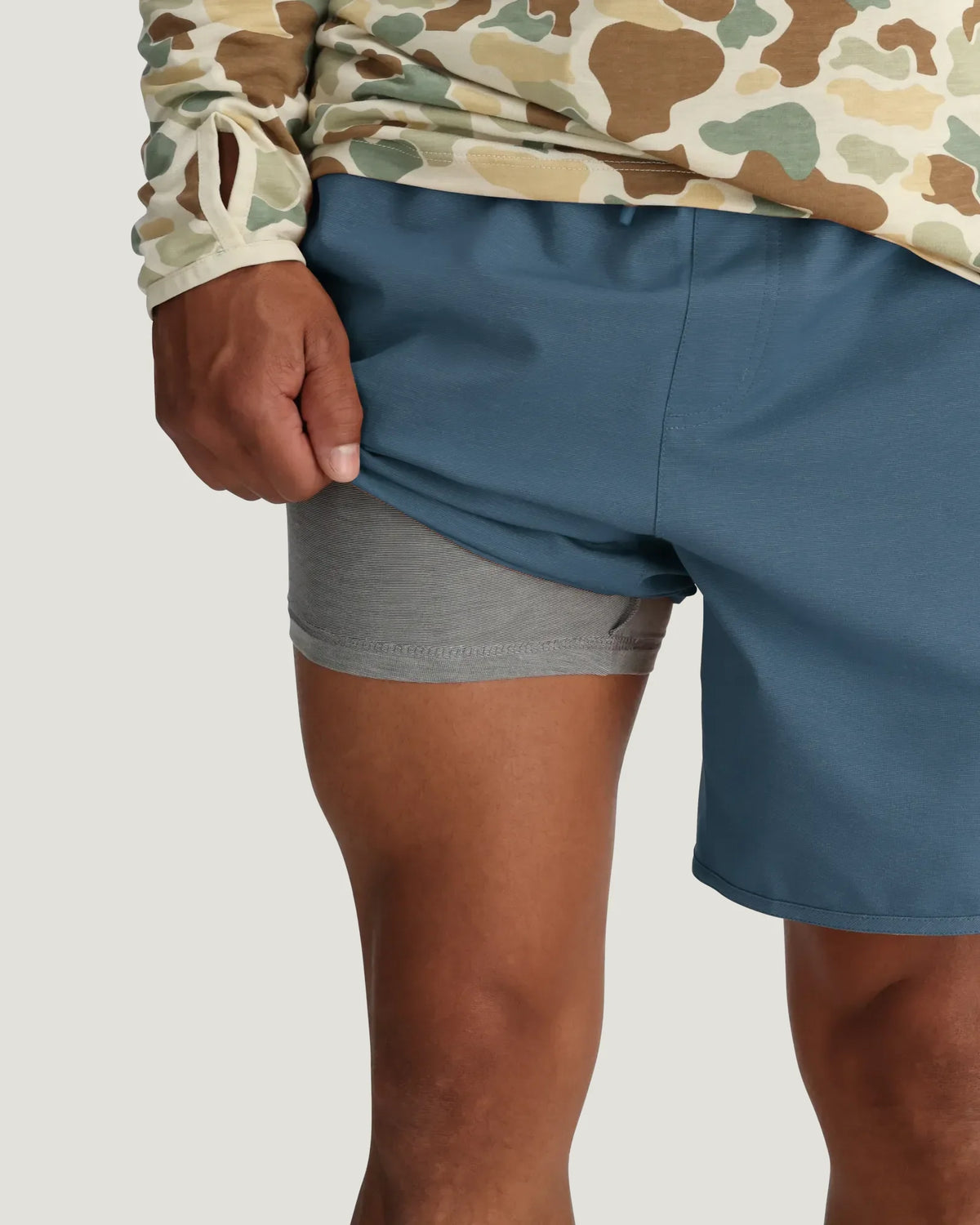 Men's Reverb Short Lined – 7" - Pacific Blue