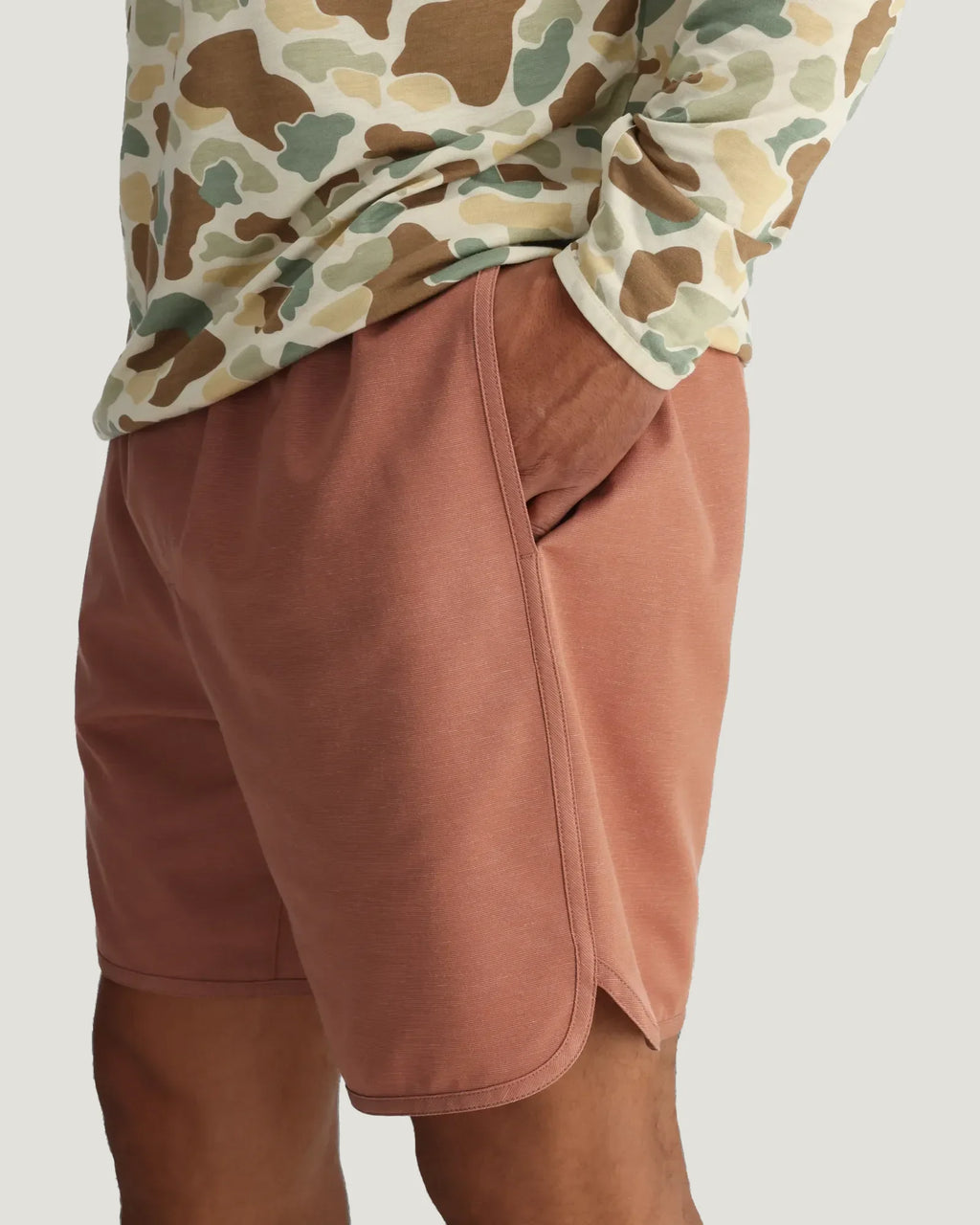 Men's Reverb Short Lined – 7" - Redwood