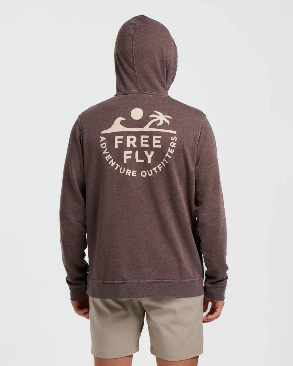 Rising Tide Fleece Hoodie - Heather Chestnut