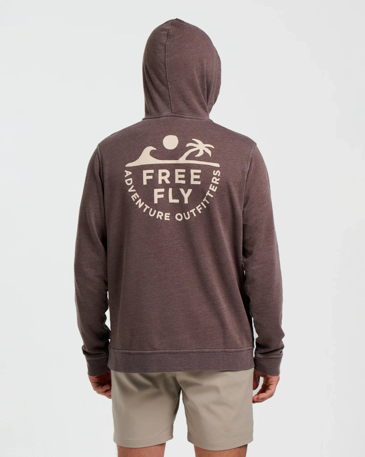 Rising Tide Fleece Hoodie - Heather Chestnut