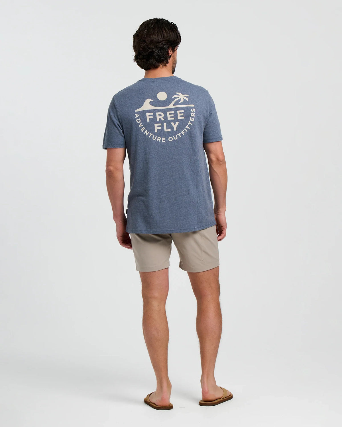 Rising Tide Tee - Heather Storm Cloud