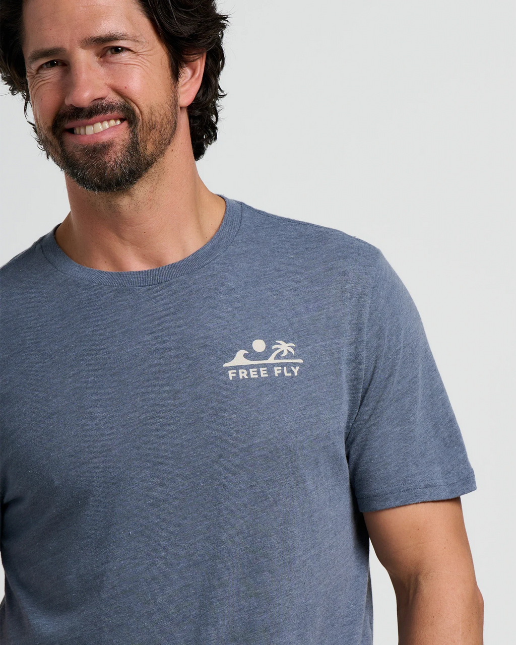 Rising Tide Tee - Heather Storm Cloud