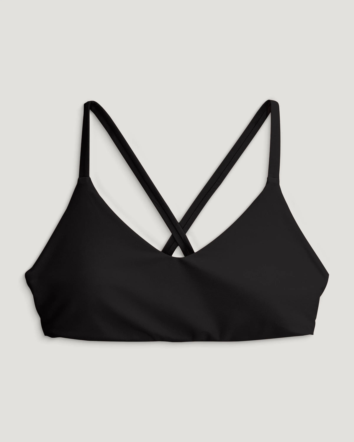 Women's Wavebound Cross-Tie Bikini Top - Black