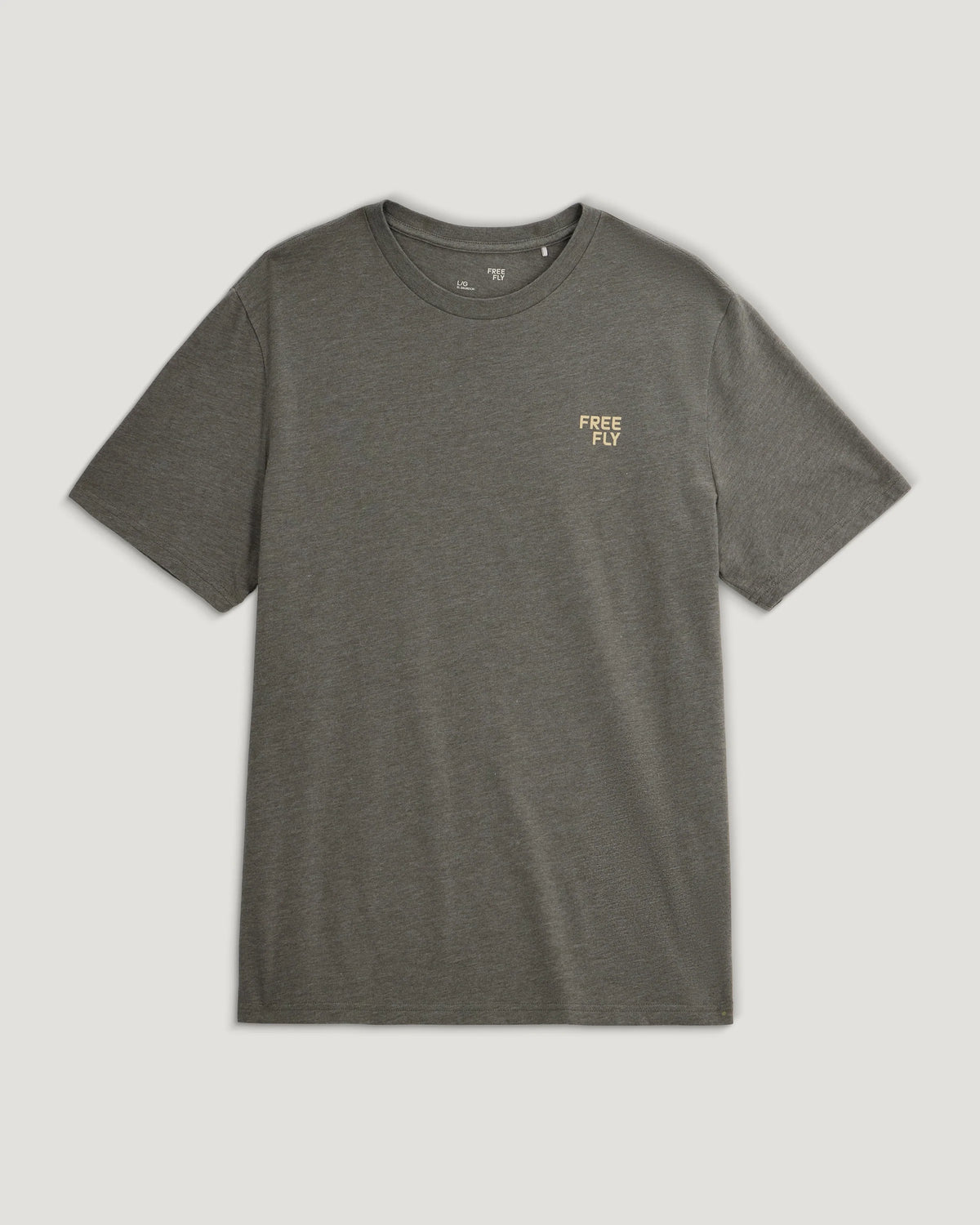 Brand Flag Tee - Heather Fatigue