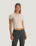 Women's Elevate Lightweight Fitted Tee - Heather Birch