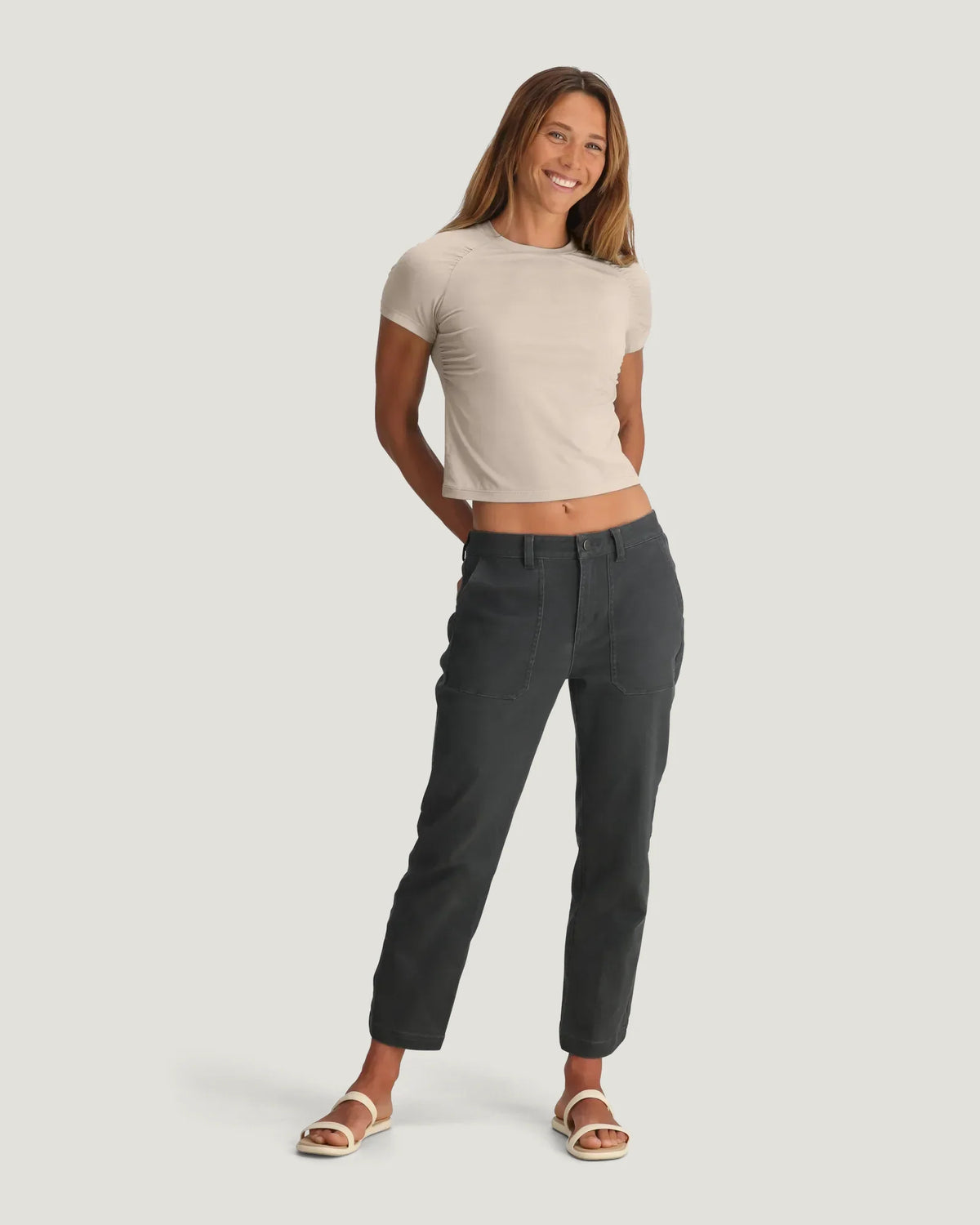 Women's Elevate Lightweight Fitted Tee - Heather Birch