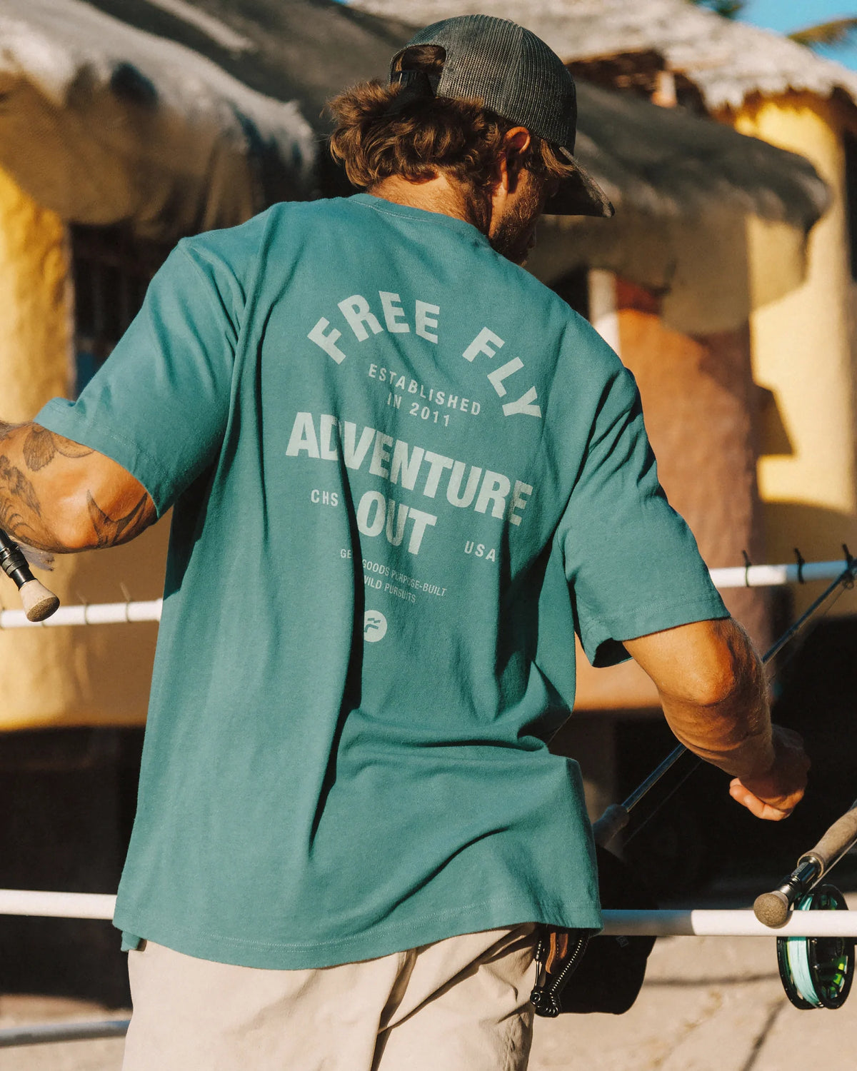 Gear & Goods Pocket Tee - Heather Birch