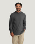 Men's Bamboo Lightweight Hoodie - Anthracite