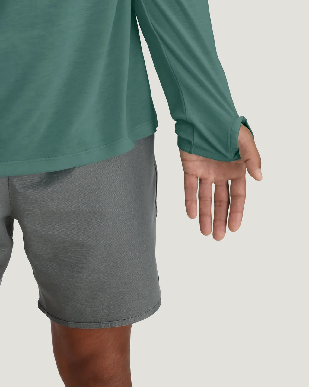 Men's Bamboo Lightweight Hoodie - Sea Pine
