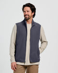 Men's Gridback Fleece Vest - Storm Cloud