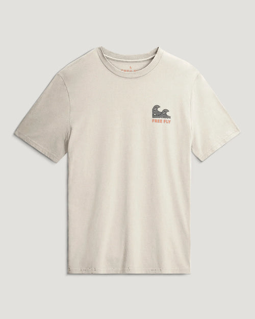 Beach Access Tee - Heather Sea Salt