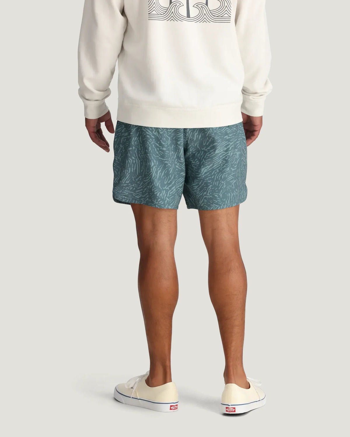 Men's Reverb Short Unlined – 7" - Tidal Flow Print Stormy Sea