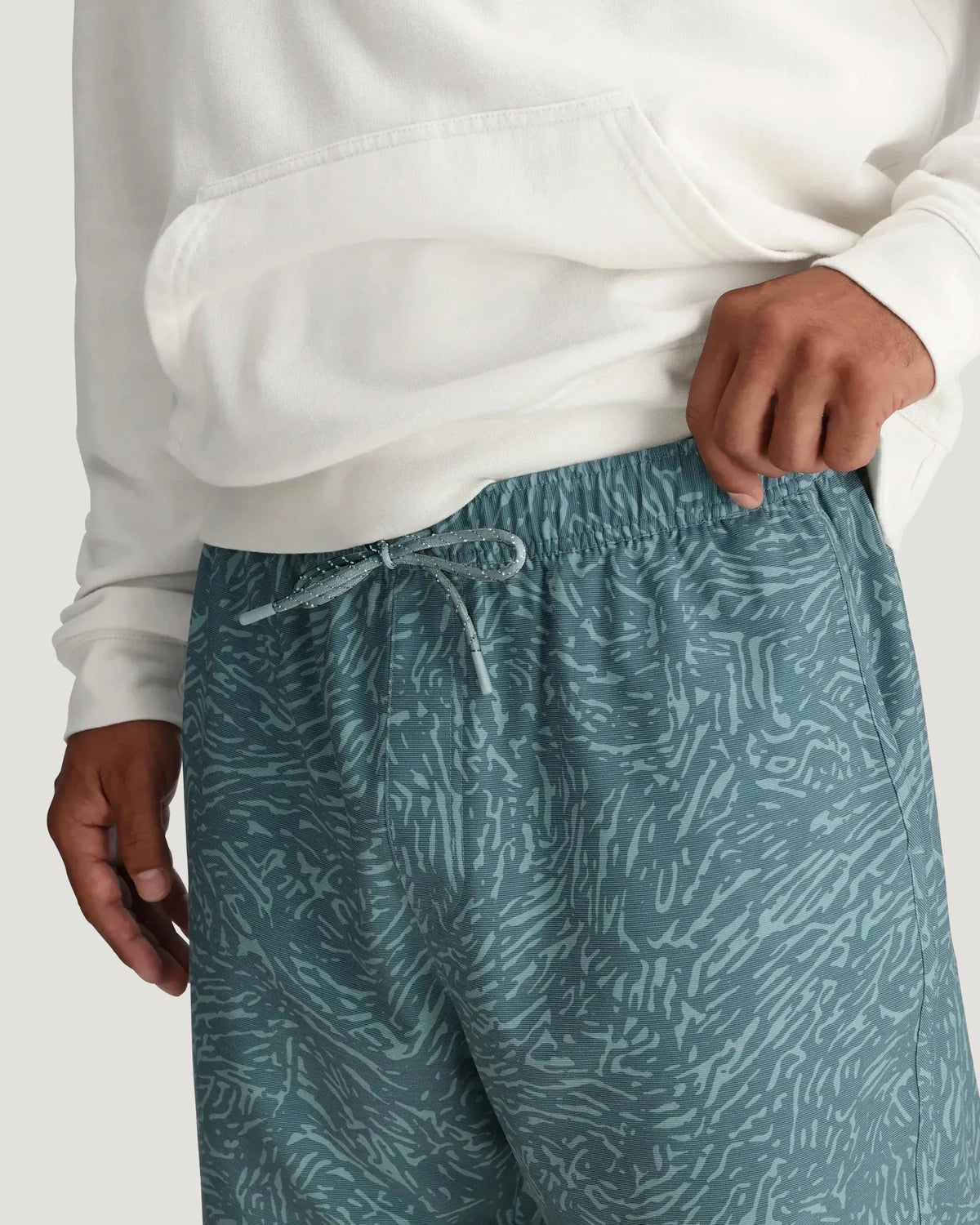 Men's Reverb Short Unlined – 7" - Tidal Flow Print Stormy Sea