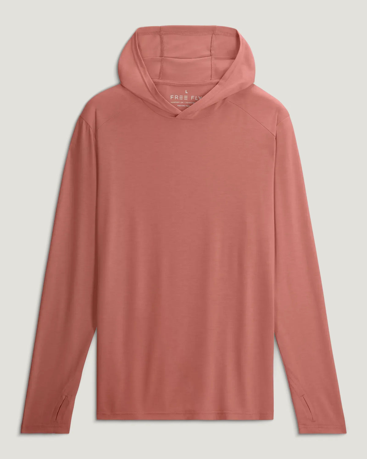 Men's Bamboo Shade Hoodie - Heather Red Clay
