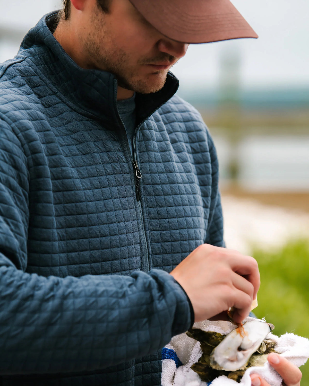 Men's Downvalley Quarter Zip - Dark Forest