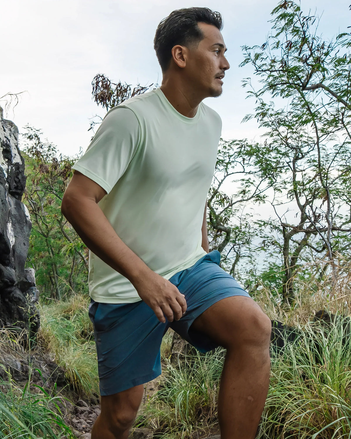 Men's Elevate Lightweight Tee - Lime
