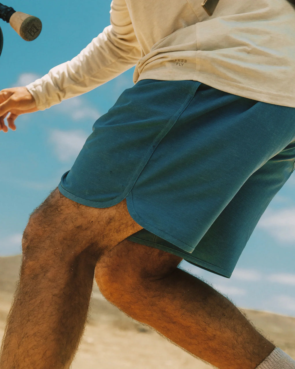 Men's Reverb Short Lined – 7" - Pacific Blue