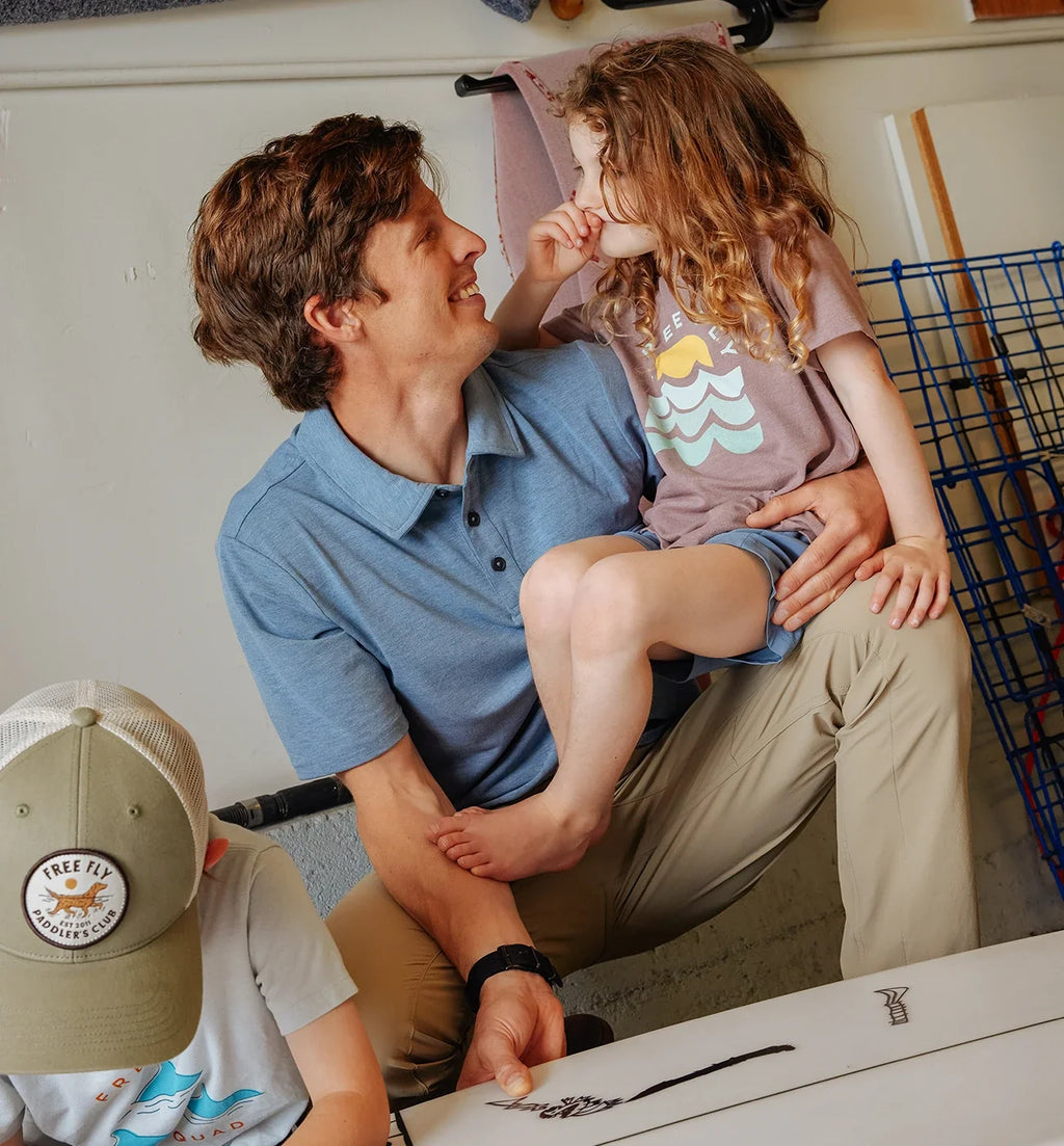 Men's Bamboo Flex Polo II - Heather Sea Pine