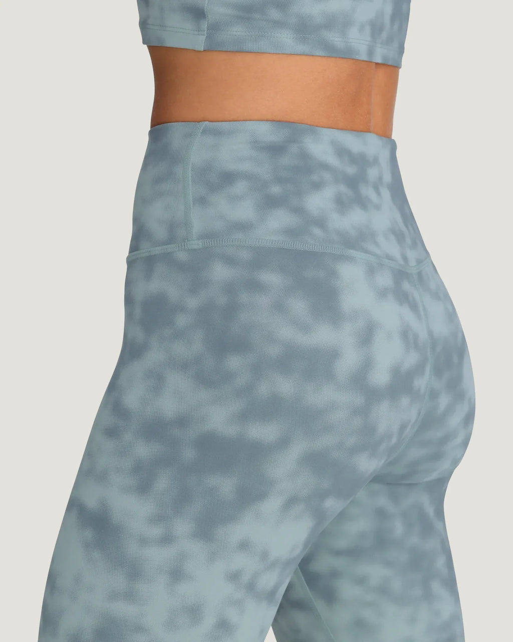 Women's All Day Pocket Legging - Surf Washed Print Ocean Mist