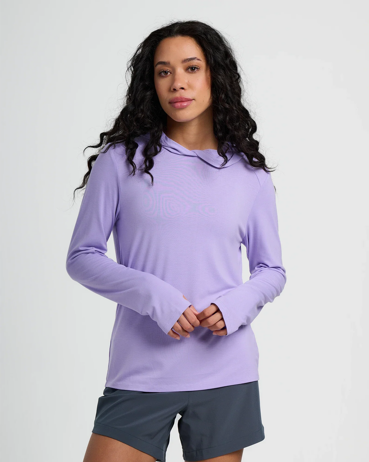 Women's Bamboo Shade Hoodie II - Bright Lavender