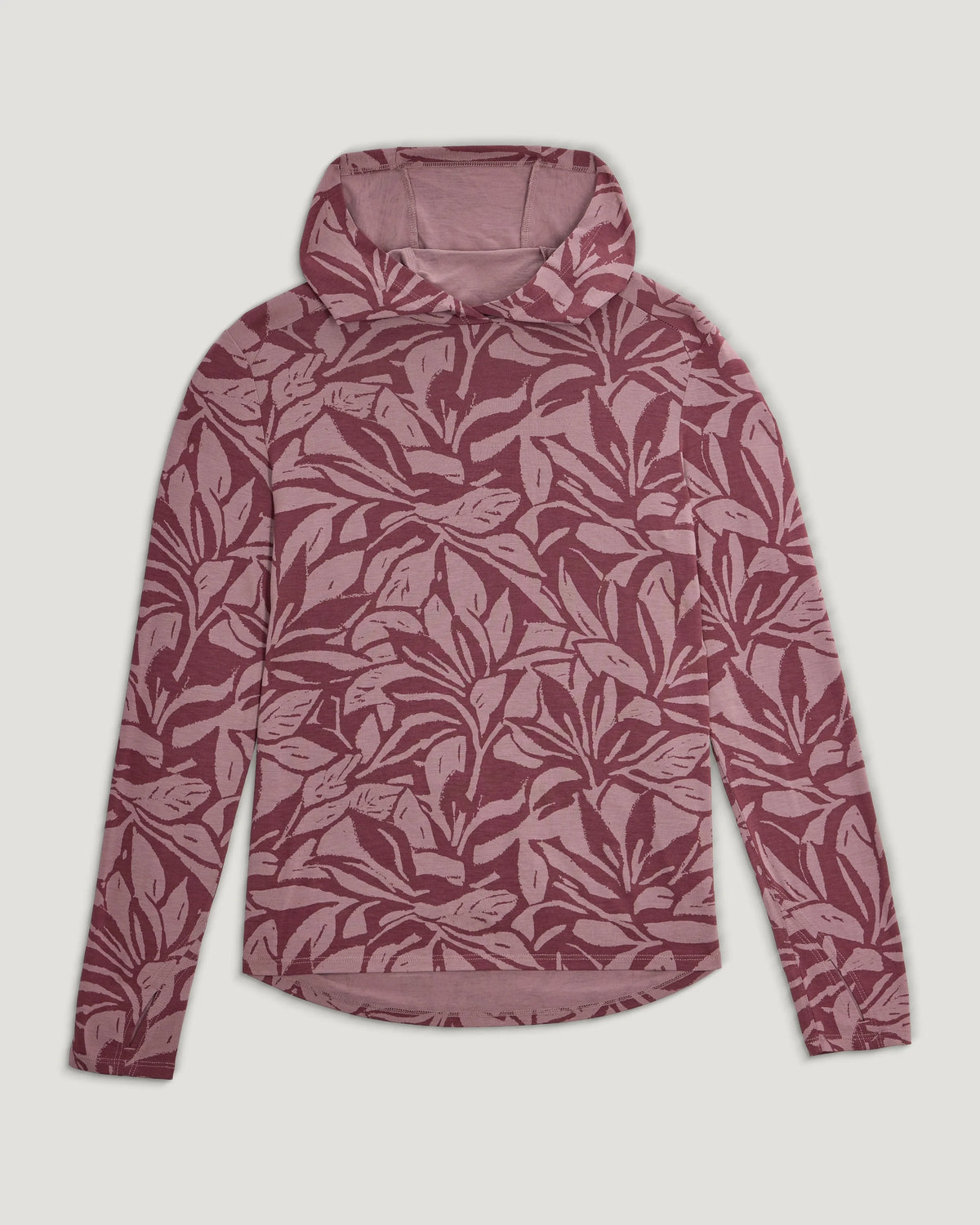 Women's Bamboo Shade Hoodie II - Canopy Print Fig