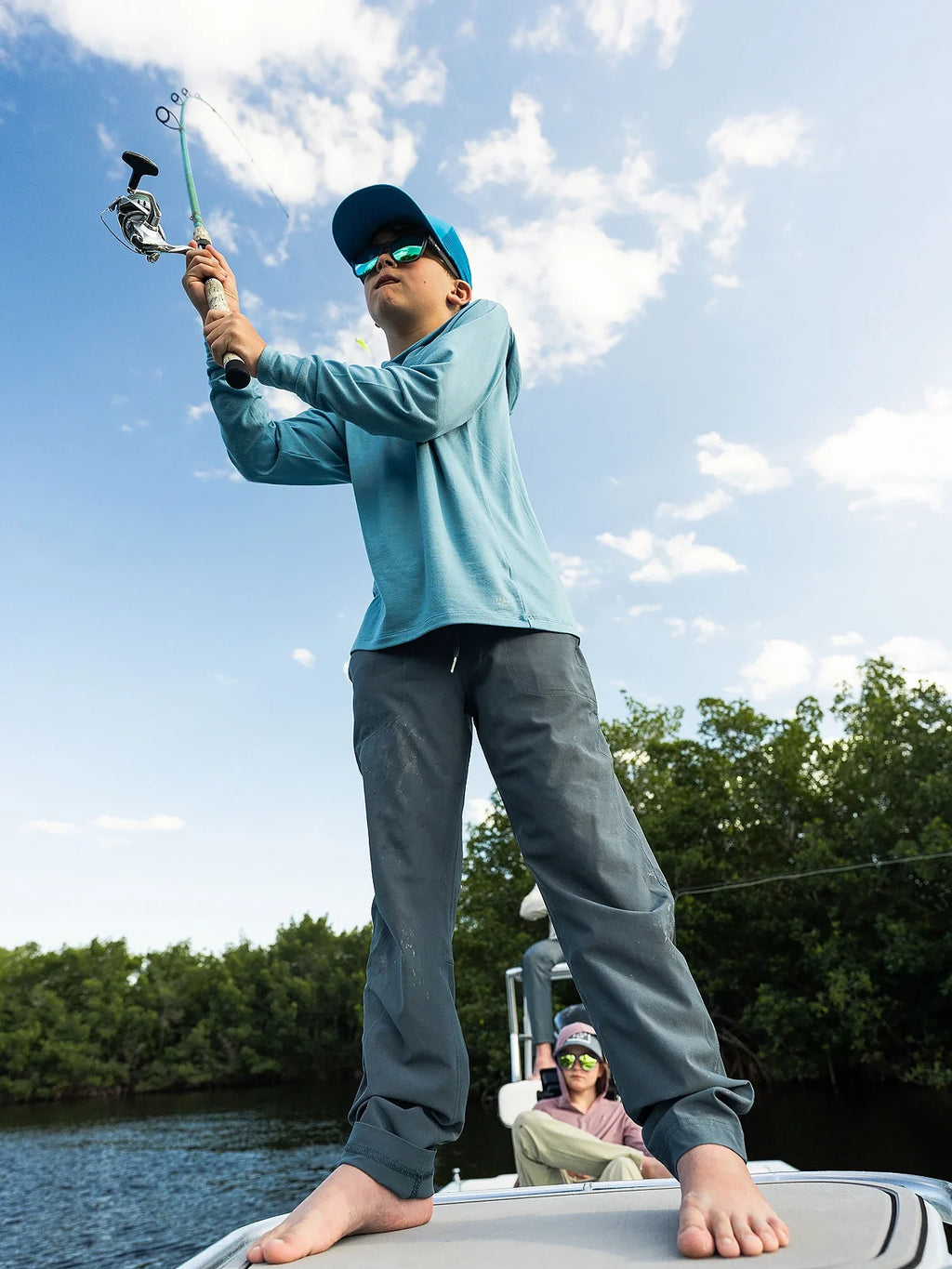 Youth Breeze Pant - Storm Cloud
