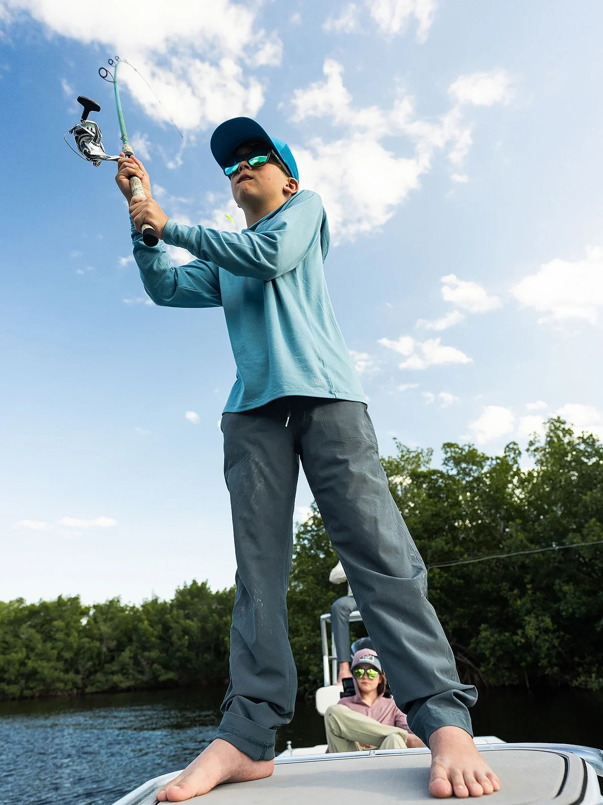 Youth Breeze Pant - Storm Cloud